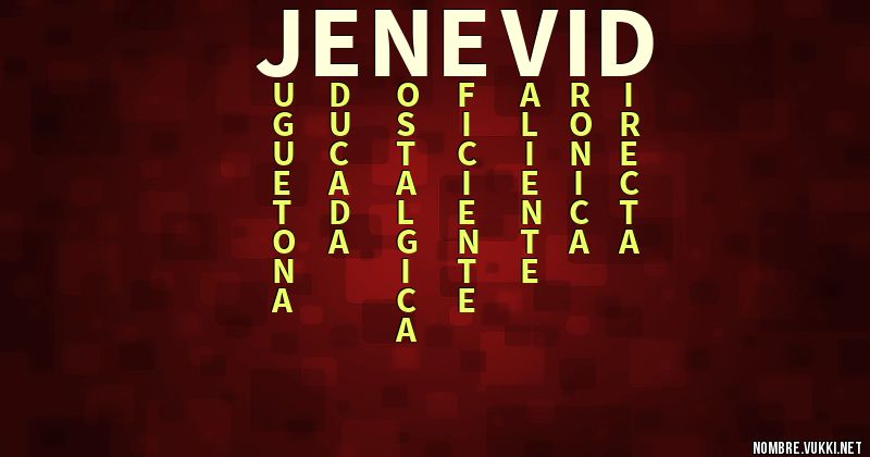 Acróstico jenevid
