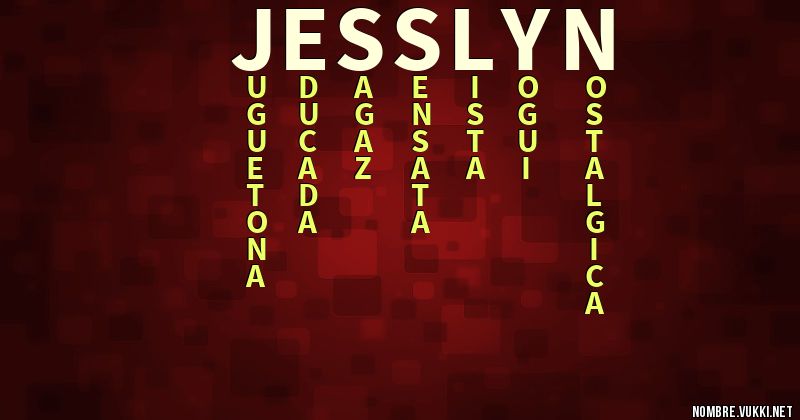 Acróstico jesslyn