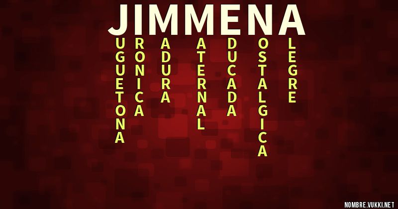 Acróstico jimmena