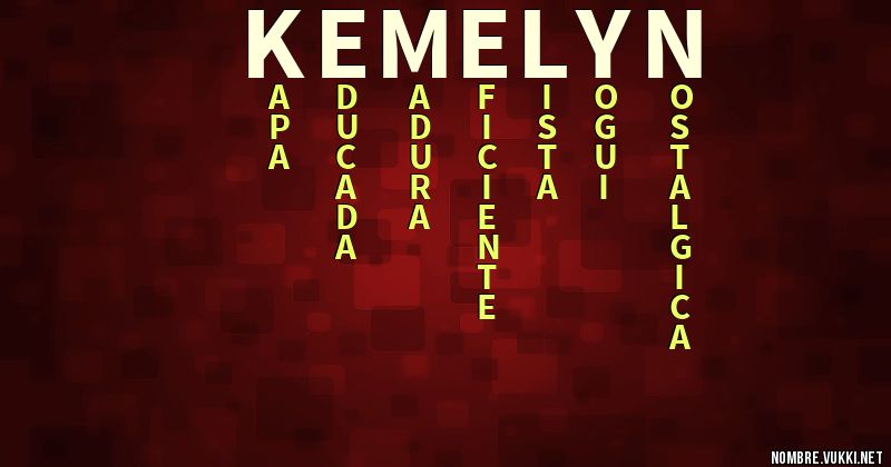 Acróstico kemelyn