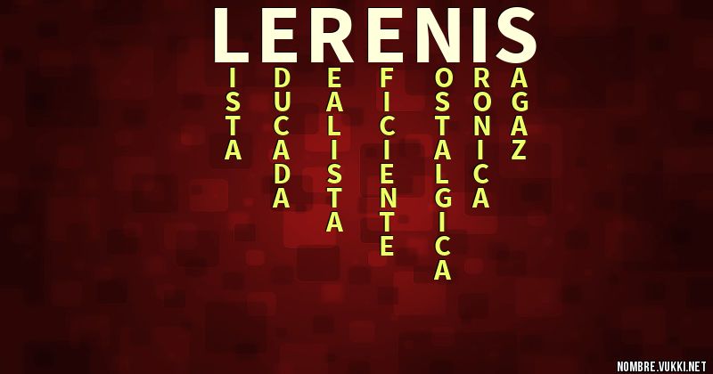 Acróstico lerenis