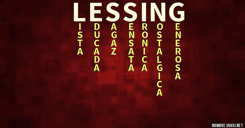 Acróstico lessing