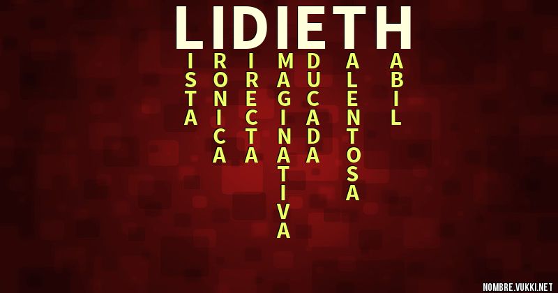 Acróstico lidieth