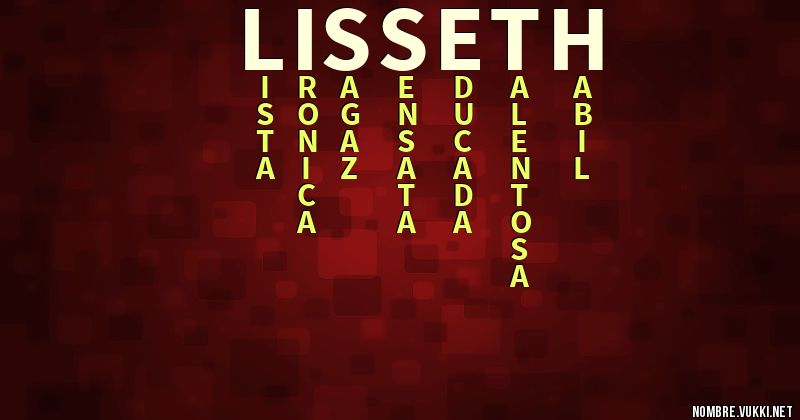 Acróstico lisseth