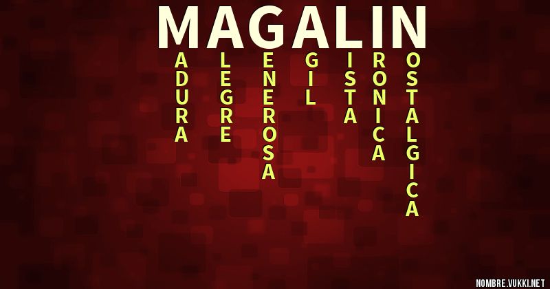 Acróstico magalin