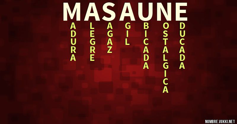 Acróstico masaune