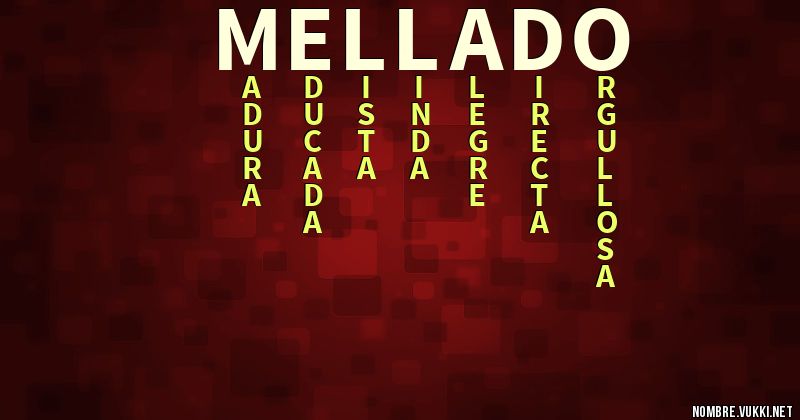 Acróstico mellado