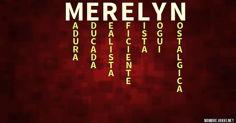 Acróstico merelyn