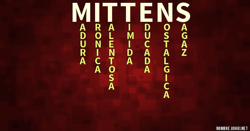 Acróstico mittens