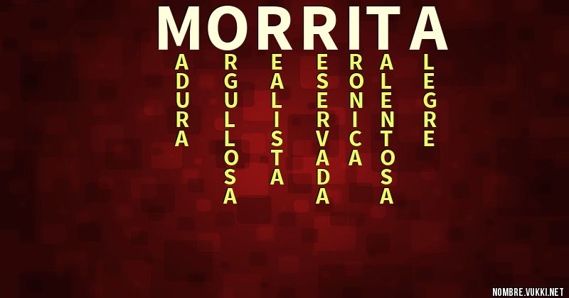 Acróstico morrita
