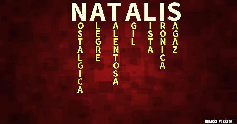 Acróstico natalis