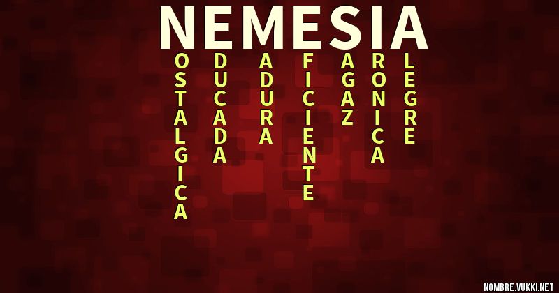 Acróstico nemesia