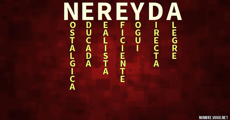 Acróstico nereyda