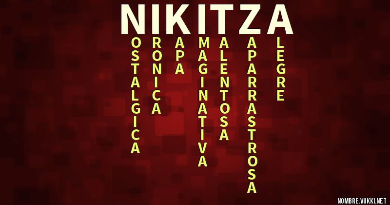 Acróstico nikitza