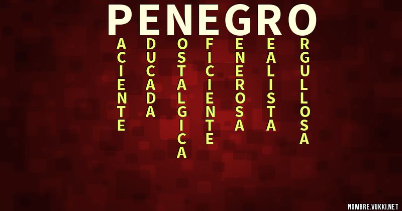 Acróstico penegro