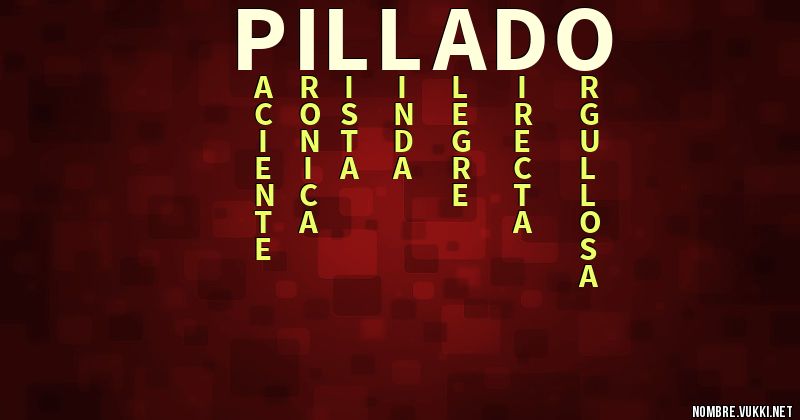 Acróstico pillado