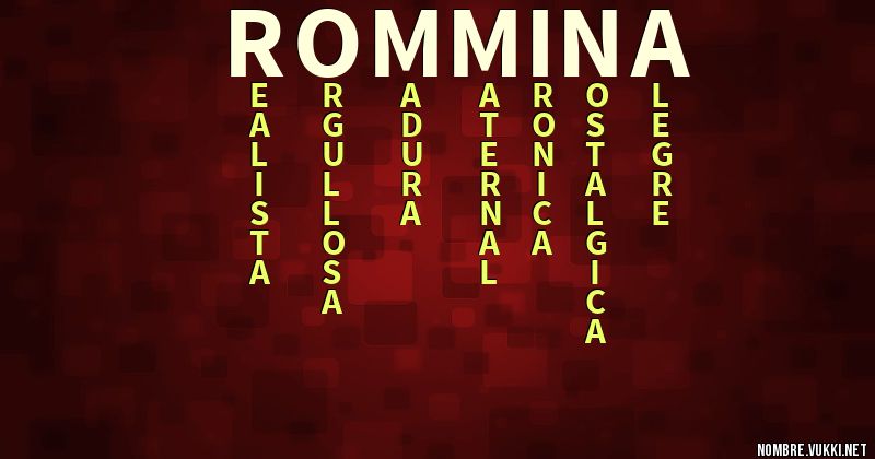 Acróstico rommina