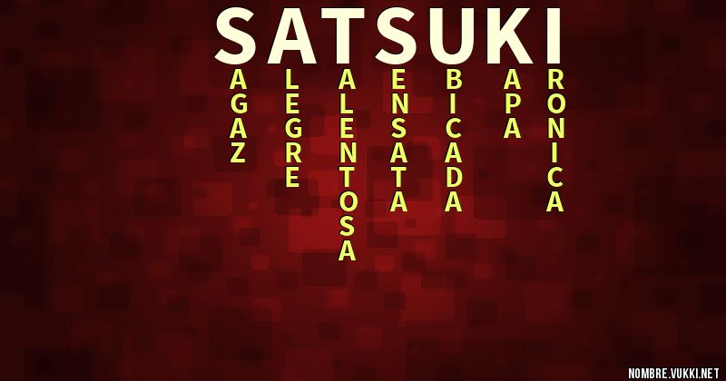 Acróstico satsuki