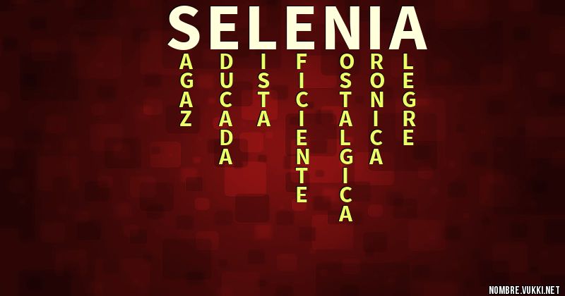 Acróstico selenia