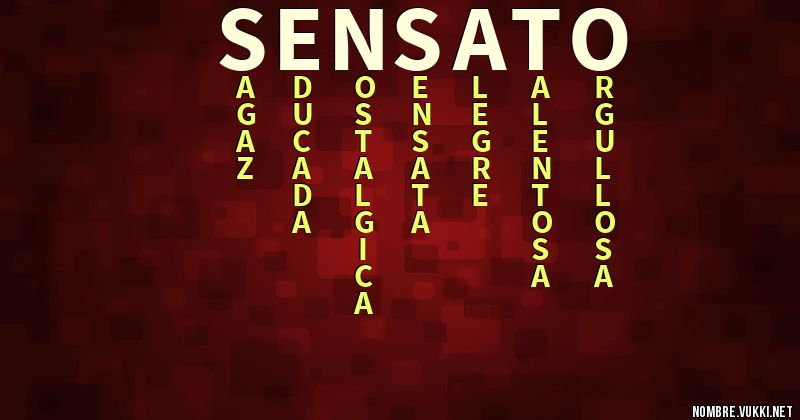 Acróstico sensato