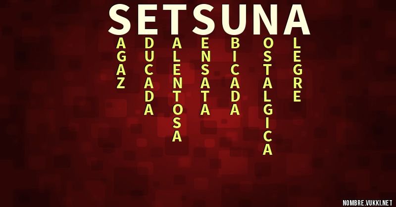 Acróstico setsuna