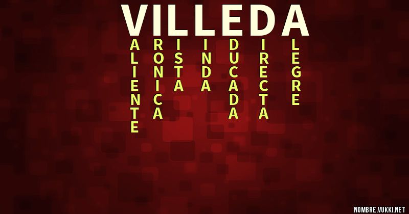 Acróstico villeda