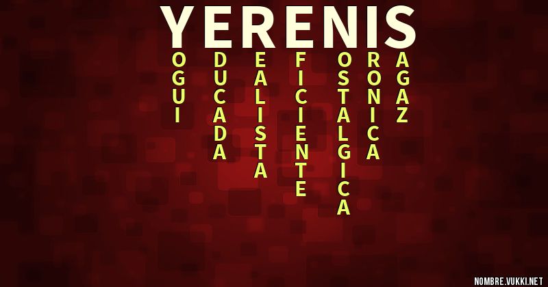 Acróstico yerenis