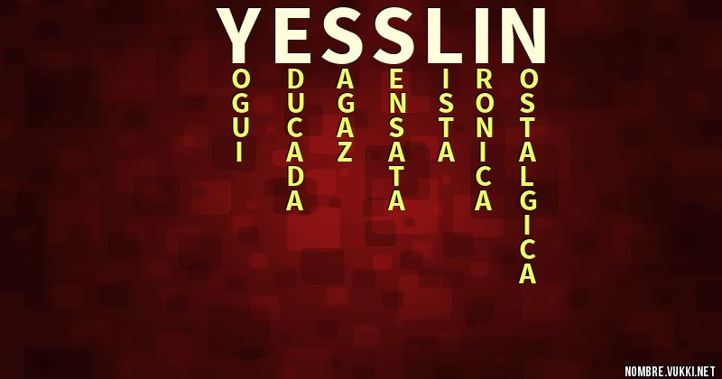 Acróstico yesslin