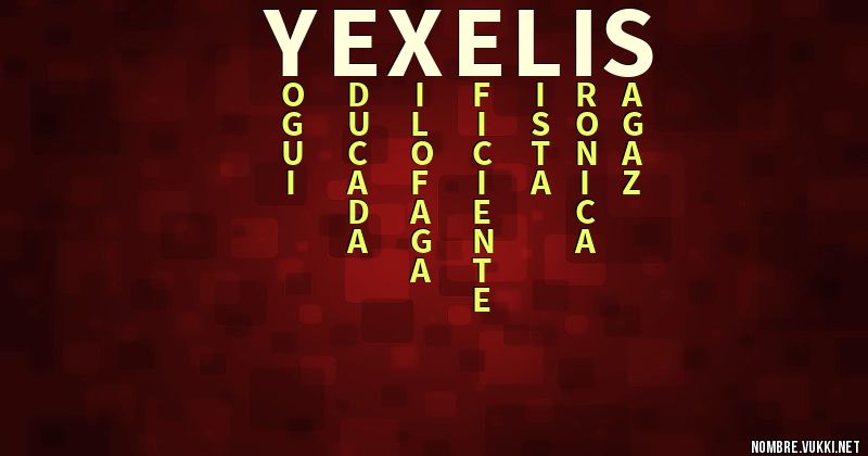 Acróstico yexelis