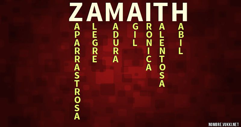Acróstico zamaith