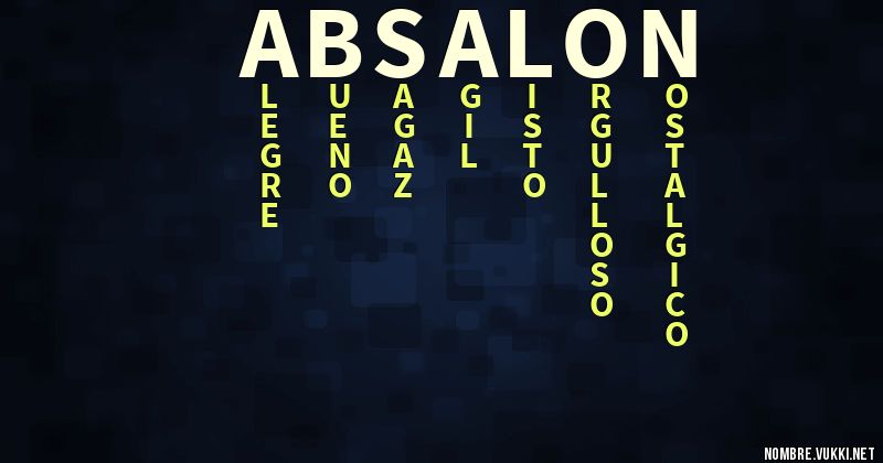 Acróstico absalon
