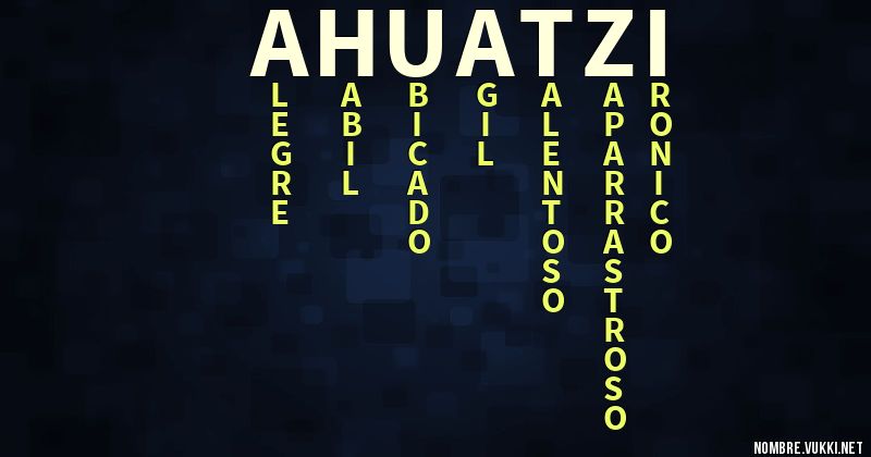 Acróstico ahuatzi