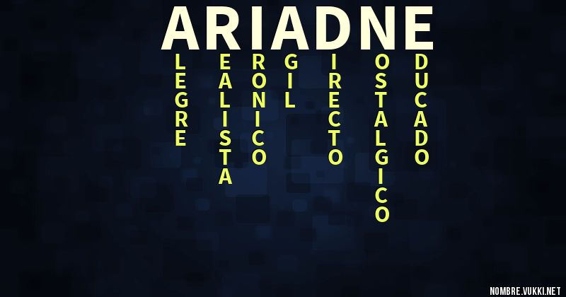 Acróstico ariadne