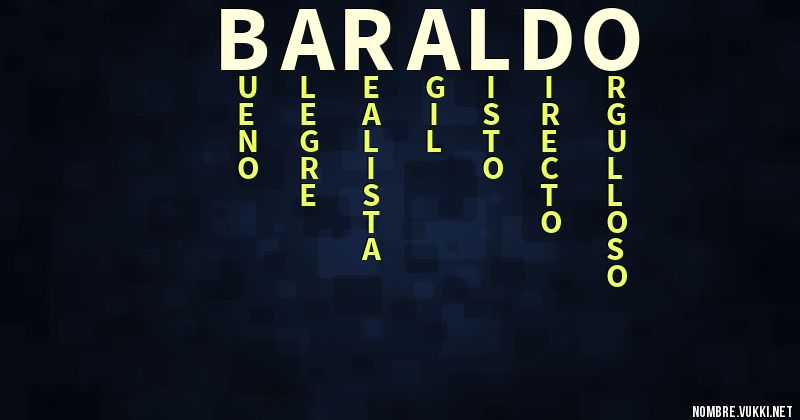 Acróstico baraldo
