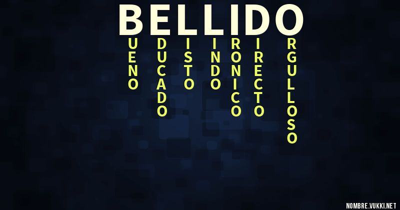 Acróstico bellido