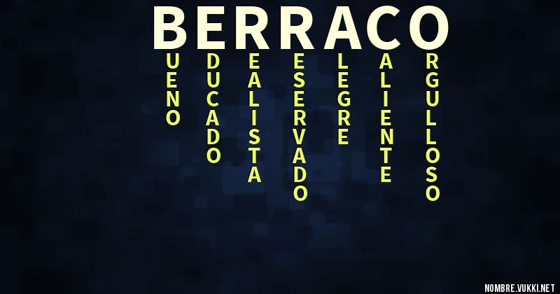 Acróstico berraco