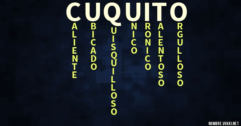 Acróstico cuquito