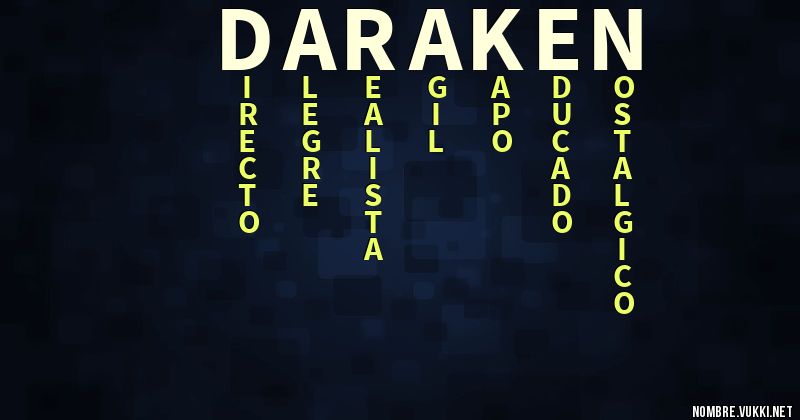 Acróstico daraken