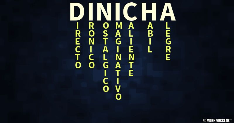 Acróstico dinicha