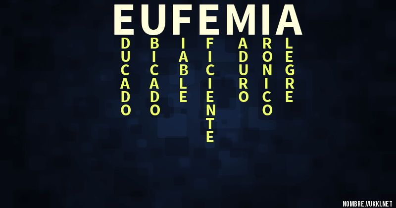 Acróstico eufemia
