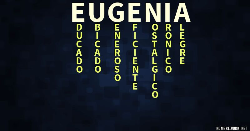 Acróstico eugenia