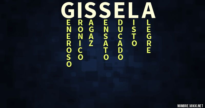 Acróstico gissela