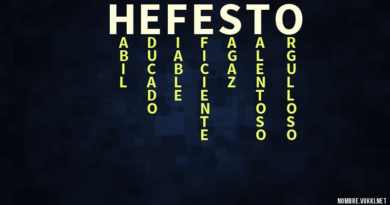 Acróstico hefesto