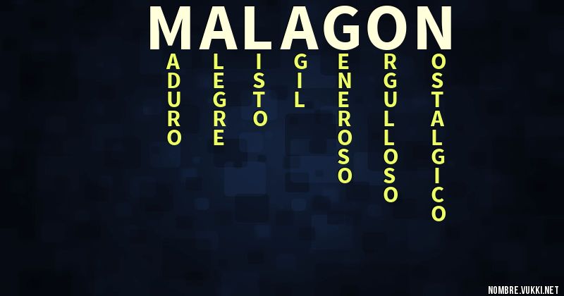Acróstico malagon