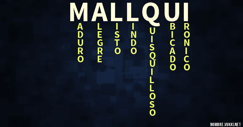 Acróstico mallqui