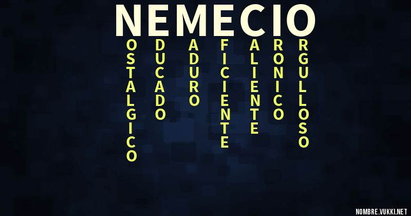 Acróstico nemecio