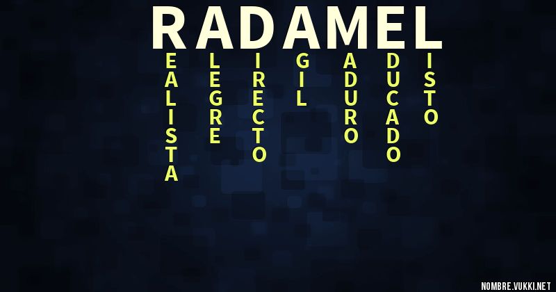 Acróstico radamel