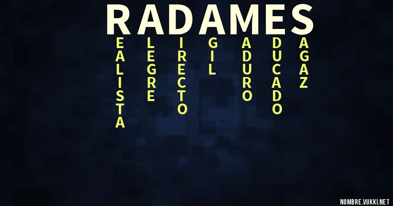 Acróstico radames