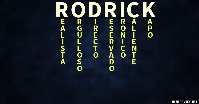 Acróstico rodrick