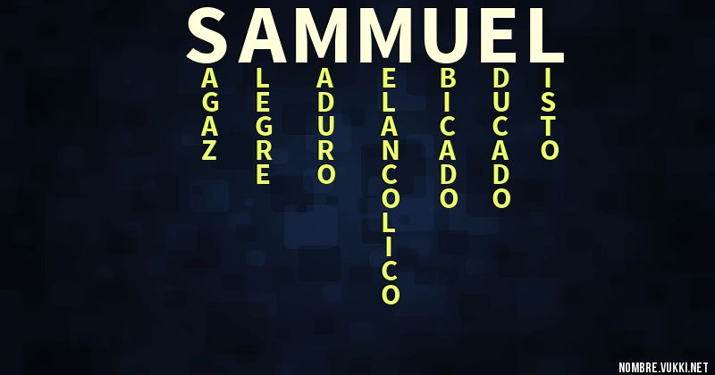 Acróstico sammuel